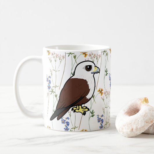 Birdorable シロハラトビ コーヒーマグカップ (ドーナツ)