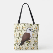 Birdorable シロハラトビ トートバッグ (裏面)