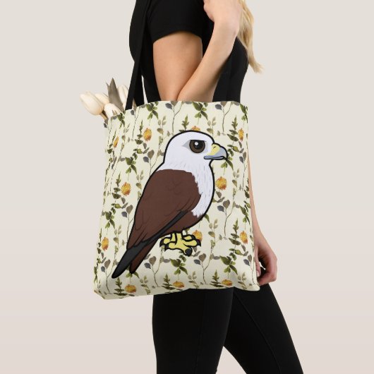 Birdorable シロハラトビ トートバッグ (クローズアップ)