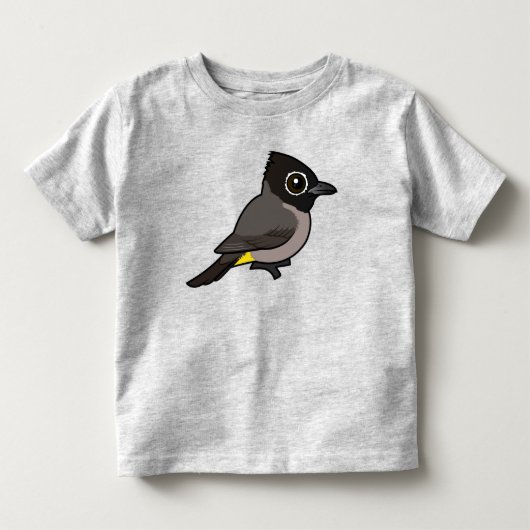 Birdorable メガネヒヨドリ トドラーTシャツ (正面)