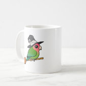 Birdorable モモイロインコのハロウィン魔女 コーヒーマグカップ (正面左)