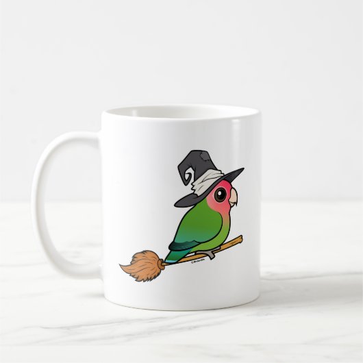 Birdorable モモイロインコのハロウィン魔女 コーヒーマグカップ (左)