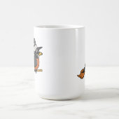 Birdorable American Robin Witch Halloween コーヒーマグカップ (中央)