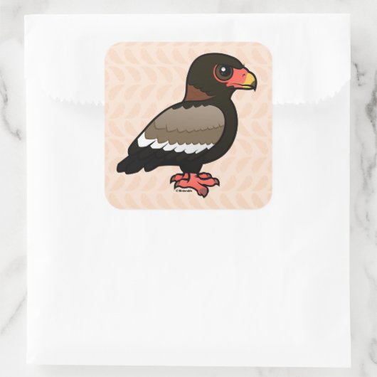 Birdorable Bateleur スクエアシール (バッグ)