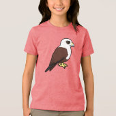 Birdorable Brahminy Kite トライブレンドＴシャツ (正面)