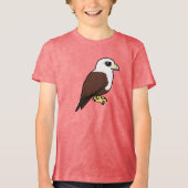 Birdorable Brahminy Kite トライブレンドＴシャツ (正面)