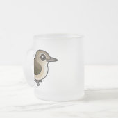 Birdorable Garden Warbler フロストグラスマグカップ (正面左)