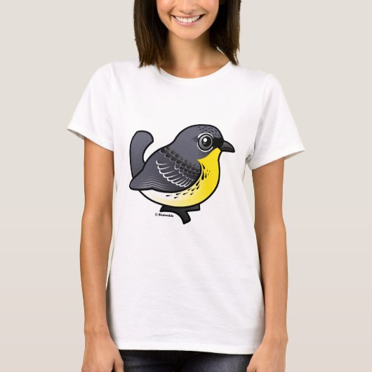 Birdorable Kirtlandのアメリカムシクイ Tシャツ (正面)