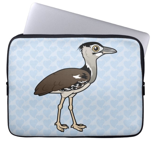 Birdorable Koriのノガン科 ラップトップスリーブ (正面)