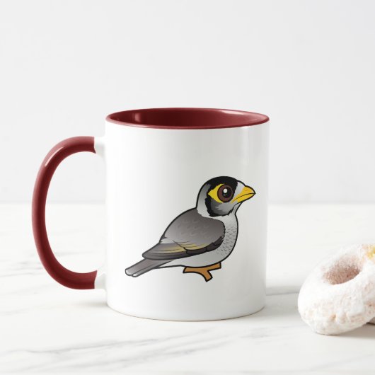 Birdorable Noisy Miner マグカップ (ドーナツ)