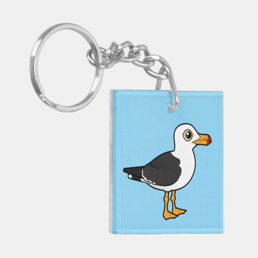 Birdorable Pacific Gull キーホルダー (正面左)