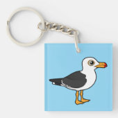 Birdorable Pacific Gull キーホルダー (正面)