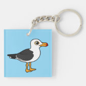 Birdorable Pacific Gull キーホルダー (裏面)