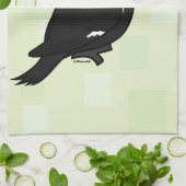 Birdorable Pileatedのキツツキ キッチンタオル (折り畳み)