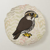 Birdorable Sakerの《鳥》ハヤブサ ラウンドクッション (裏面)