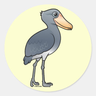 Birdorable Shoebill ラウンドシール