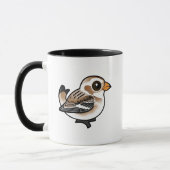 Birdorable Snow Bunting マグカップ (左)