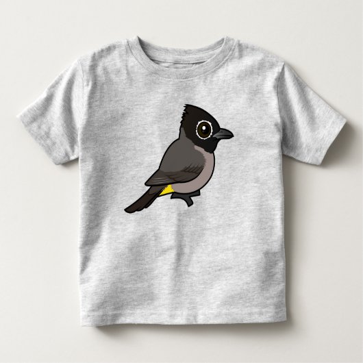 Birdorable White-spectacled Bulbul トドラーTシャツ (正面)