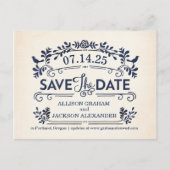 Birds華美が日付はがきを保存 案内ポストカード (正面)