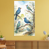 Birds キャンバスプリント (インサイチュ (リビング))