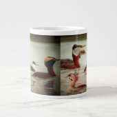Birds 1917 No 1 Grebes Jumbo Coffee Mug ジャンボコーヒーマグカップ (正面)