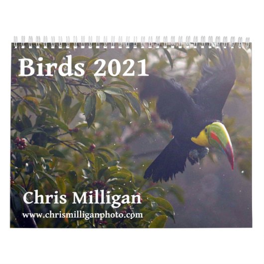 Birds 2021カレンダーby Chris Milligan カレンダー (カバー)