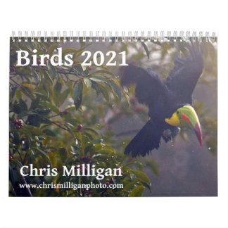 Birds 2021カレンダーby Chris Milligan カレンダー