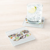 Birds and autumn ガラスコースター (アングル)