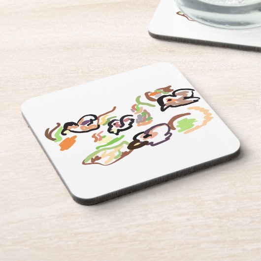 Birds and autumn コースター (左側)