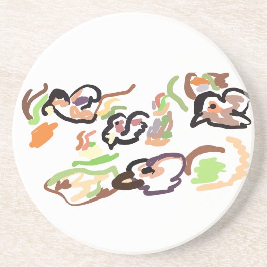 Birds and autumn コースター (正面)