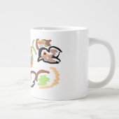 Birds and autumn ジャンボコーヒーマグカップ (右)