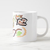 Birds and autumn ジャンボコーヒーマグカップ (右)