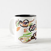 Birds and autumn ツートーンマグカップ (正面左)