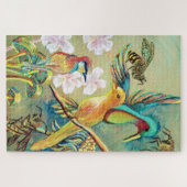 birds and bees painting ジグソーパズル (横)