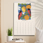 Birds and Botanicals Illustrations 2026 Vintage カレンダー
