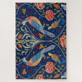 Birds and Flowers, William Morris ジグソーパズル (縦)
