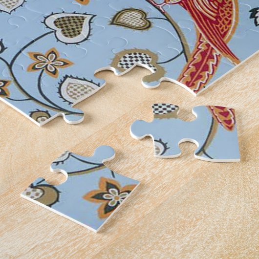 Birds and Flowers, William Morris ジグソーパズル (側面)