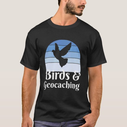 Birds And Geocaching Tシャツ (正面)
