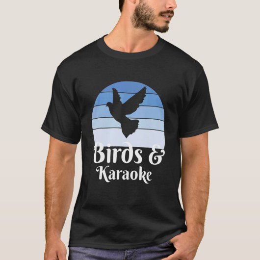 Birds And Karaoke Tシャツ (正面)