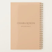  Birds and plants notebook プランナー手帳 (裏面)