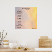 "BIRDS AND SHIPS AND CLOUDS FAMILY POEM POSTER" PO ポスター (キッチン)