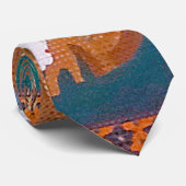 Birds, Animals, and Flowering Plants(Right)Jakuchu ネクタイ (ロール)