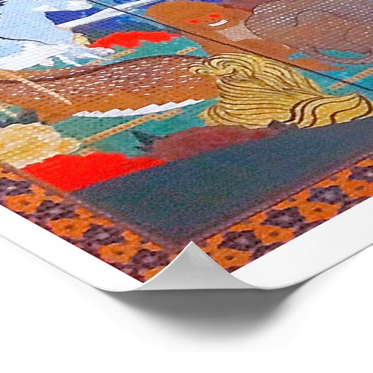 Birds, Animals, & Flowering Plants (Right) Jakuchū ポスター (角)