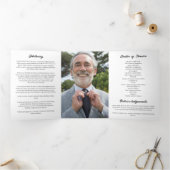 Birds at Dawn 2 Photo葬式 三つ折りプログラム (内部)