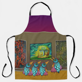 Birds At the Gallery エプロン