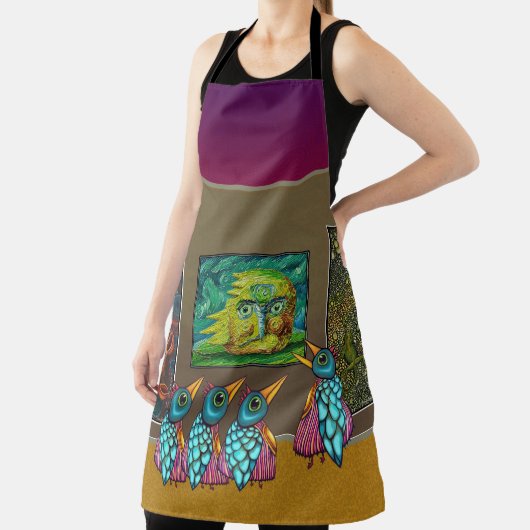 Birds At the Gallery エプロン (インサイチュ)