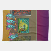 Birds At the Gallery キッチンタオル (横)