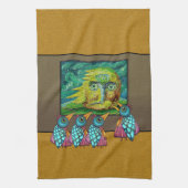 Birds At the Gallery キッチンタオル (縦)