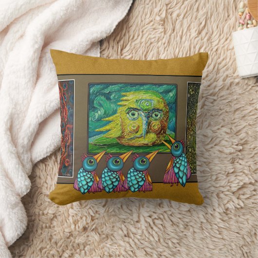 Birds At the Gallery クッション (ブランケット)