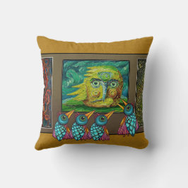 Birds At the Gallery クッション